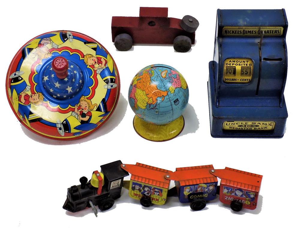 ASSORTED VINTAGE TIN TOY LOT Jan 25, 2020 Great Estates Auctioneers & Appraisers in NY