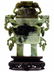 MAGNIFICENT CHINESE TAOTIE DRAGON JADE CENSER - 7