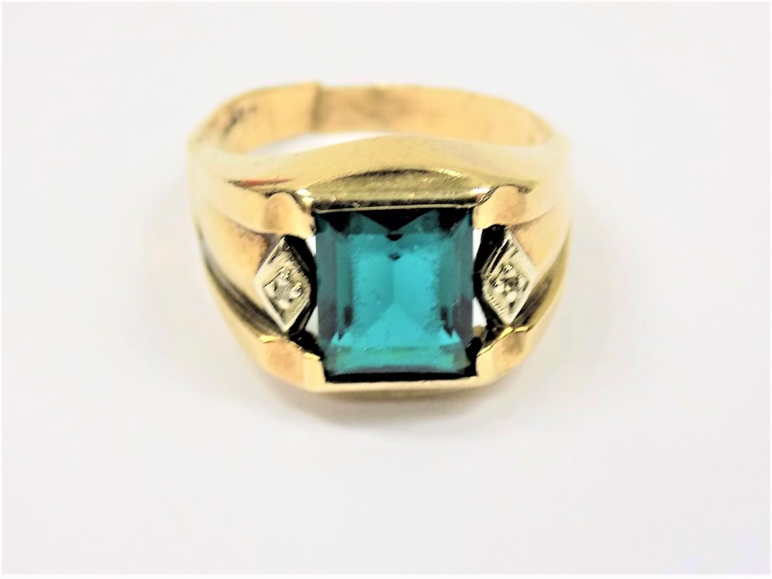 10K GOLD EMERALD MEN (1 of 3)