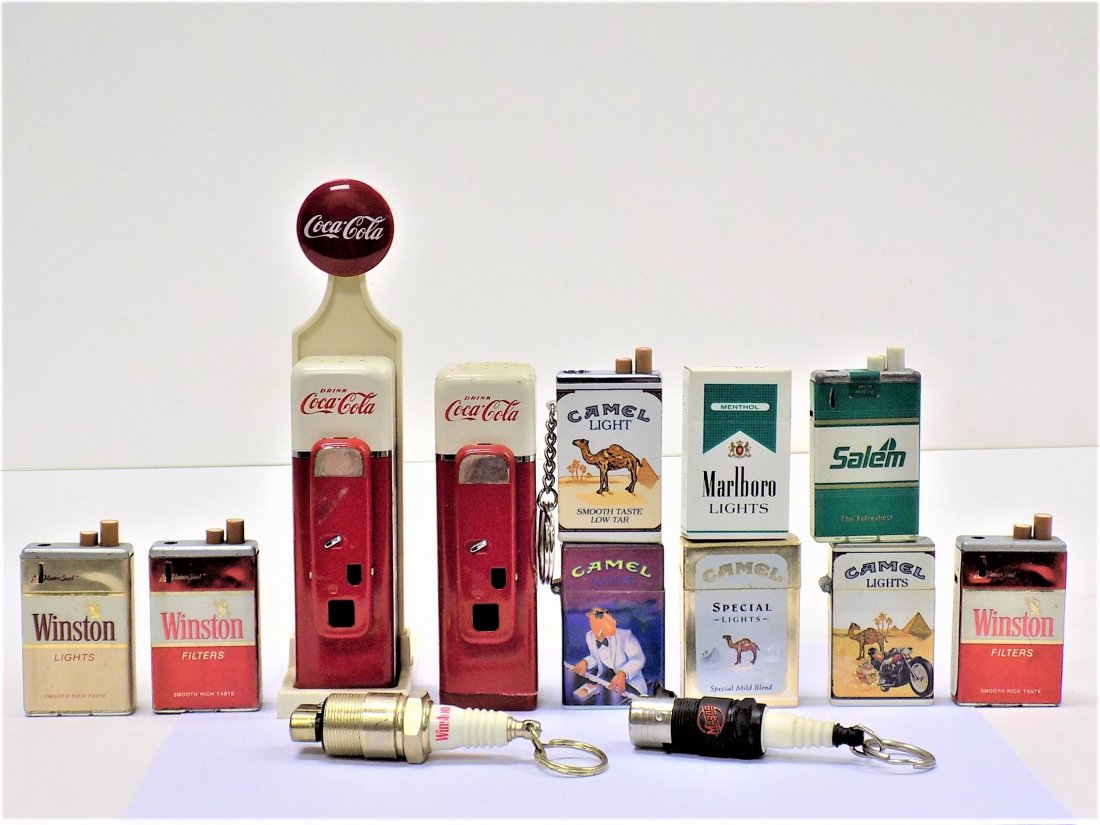 ADVERTISING SMALLS LOT INC. COCA COLA & CIGARETTES (1 of 2)