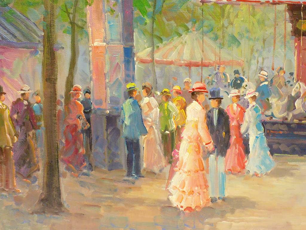 PENCKE - A DAY AT THE FAIR PAINTING (1 of 4)