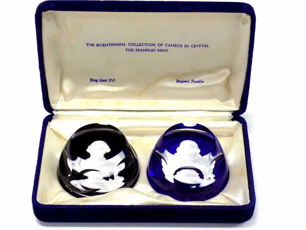 BACCARAT KING LOUIS XVI & BENJAMIN FRANKLIN CAMEOS (1 of 3)