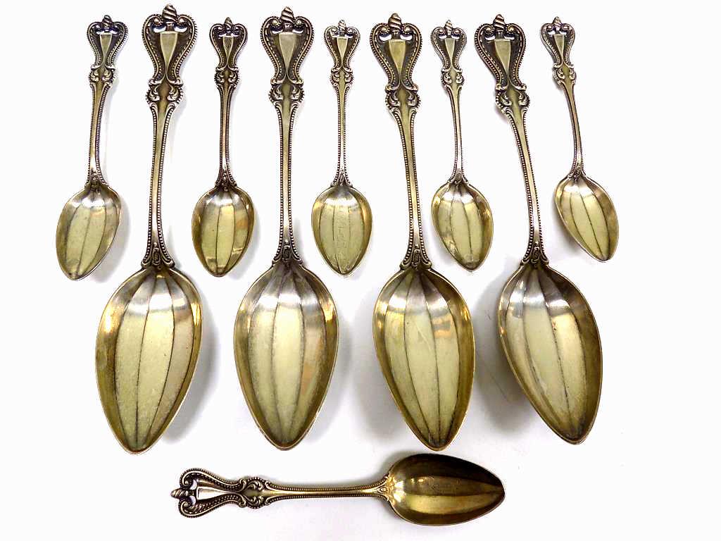 1895 TOWLE SILVERSMITHS STERLING SILVER SPOON SET (1 of 3)