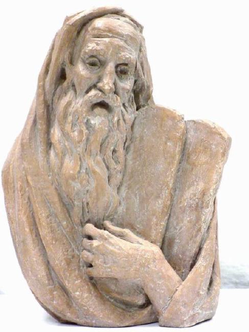 HENRY BERGIER - MOSES WITH TABLETS SCULPTURE (1 of 2)