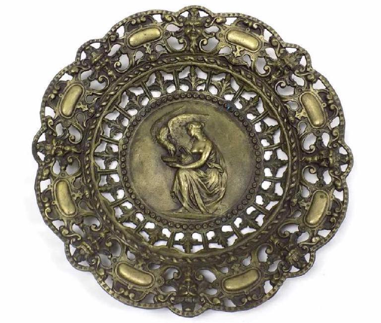 ALLEGORICAL BRONZED OPENWORK CHARGER (1 of 3)