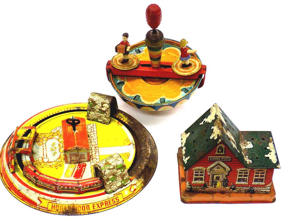 VINTAGE MARX TIN TOYS LOT (1 of 4)