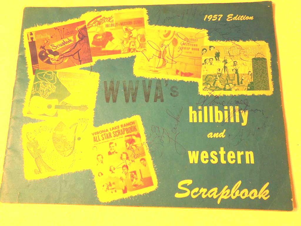 1957 HILLBILLY AND WESTERN SCRAPBOOK W/ AUTOGRAPHS (1 of 10)