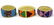 GROUP OF 3 ARTISAN MADE AFRICAN BANGLE BRACELETS - 2
