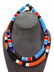 PAIR AFRICAN ZULU ARTISAN MADE BEADED NECKLACES