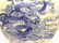 CHINESE PAIR BLUE & WHITE DRAGON VASES W/ STANDS - 2