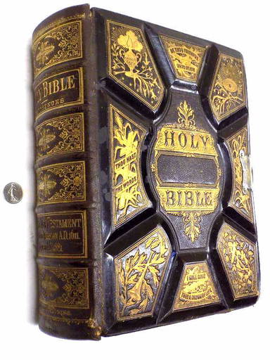 Thick Antique 1739 GERMAN BIBLE Martin Luther