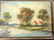 PAIR SMALL LANDSCAPE PAINTINGS SIGNED ILLEGIBLY - 2