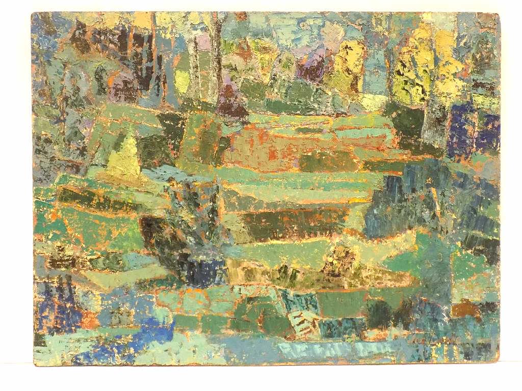 JOE LANE - ABSTRACT LANDSCAPE PAINTING (1 of 2)