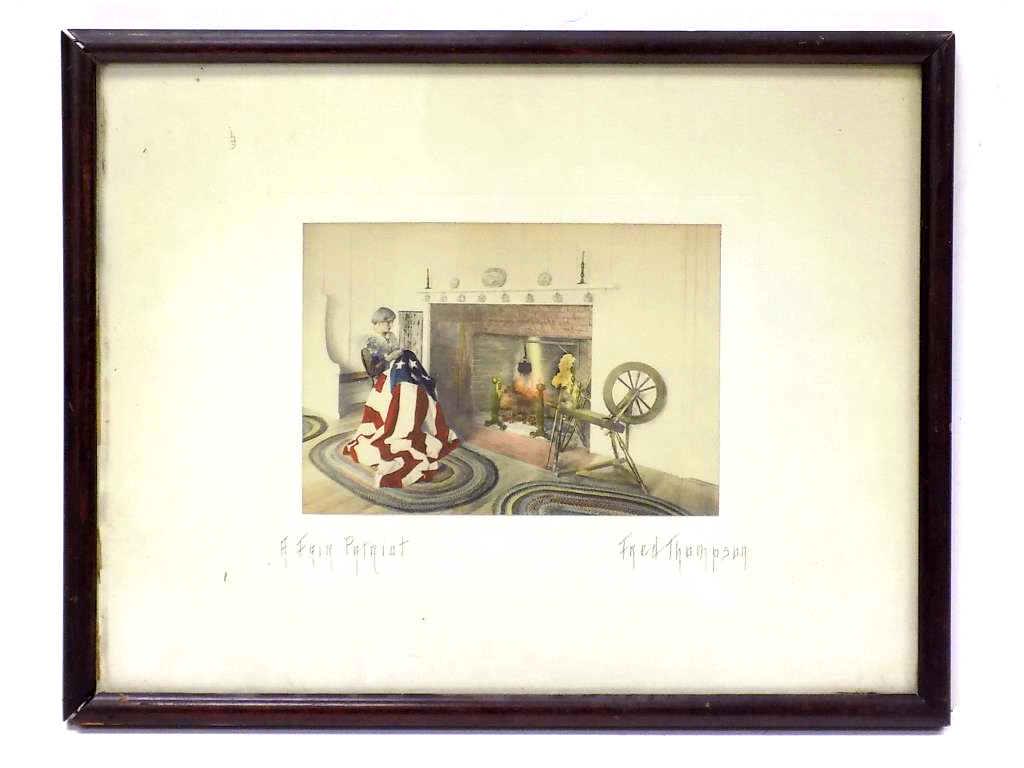 FRED THOMPSON - A FAIR PATRIOT COLORED PHOTOGRAPH (1 of 6)