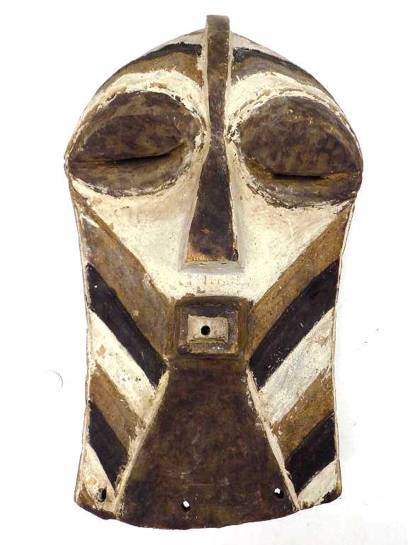 AFRICAN CONGO SONGE KIFWEBE CARVED TRIBAL MASK (1 of 4)