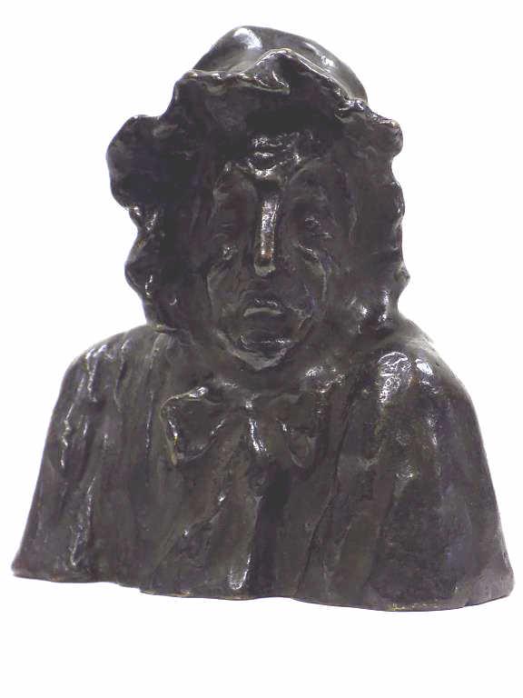 HONORE DAUMIER - LADY BRONZE BUST (1 of 5)