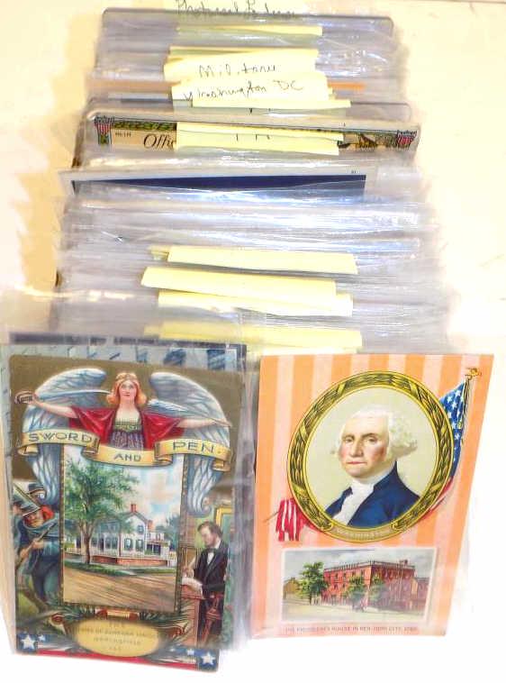 ASSORTED ANTIQUE POST CARDS FULL BOX LOT (1 of 1)