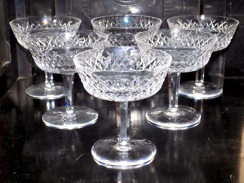 WATERFORD CRYSTAL SHERBERT / COCKTAIL GLASS SET (1 of 3)