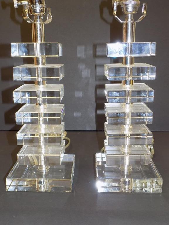 MIDCENTURY MODERN LUCITE LAMPS (1 of 1)