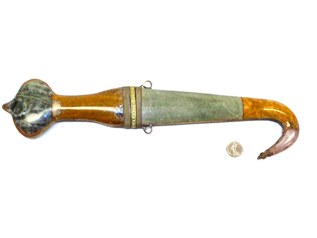 PRECIOUS STONE INLAID MIDDLE EASTERN DAGGER (1 of 4)