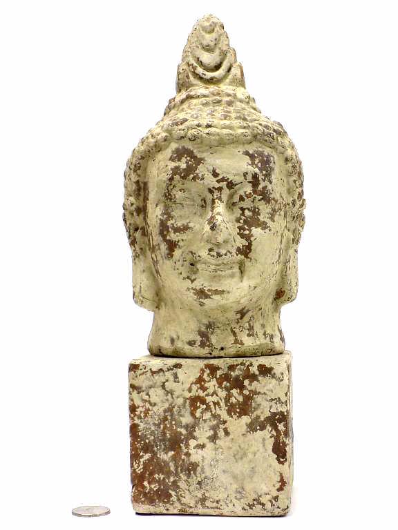 THAI TERRA COTTA HEAD OF BUDDHA (1 of 5)