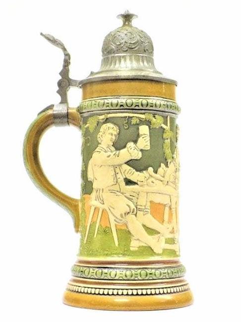 HAUBER & REUTHER CELEBRATING BEER STEIN (1 of 6)