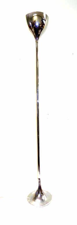 MIDCENTURY MODERNIST CHROME FLOOR LAMP (1 of 2)