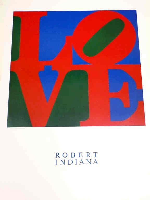 ROBERT INDIANA - LOVE POP ART LITHOGRAPH POSTER (1 of 2)