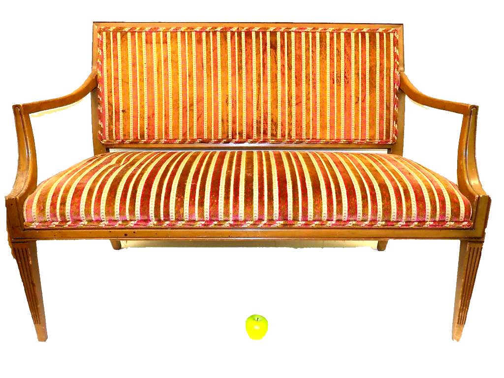 SHERATON STYLE FRUITWOOD SETTEE (1 of 1)