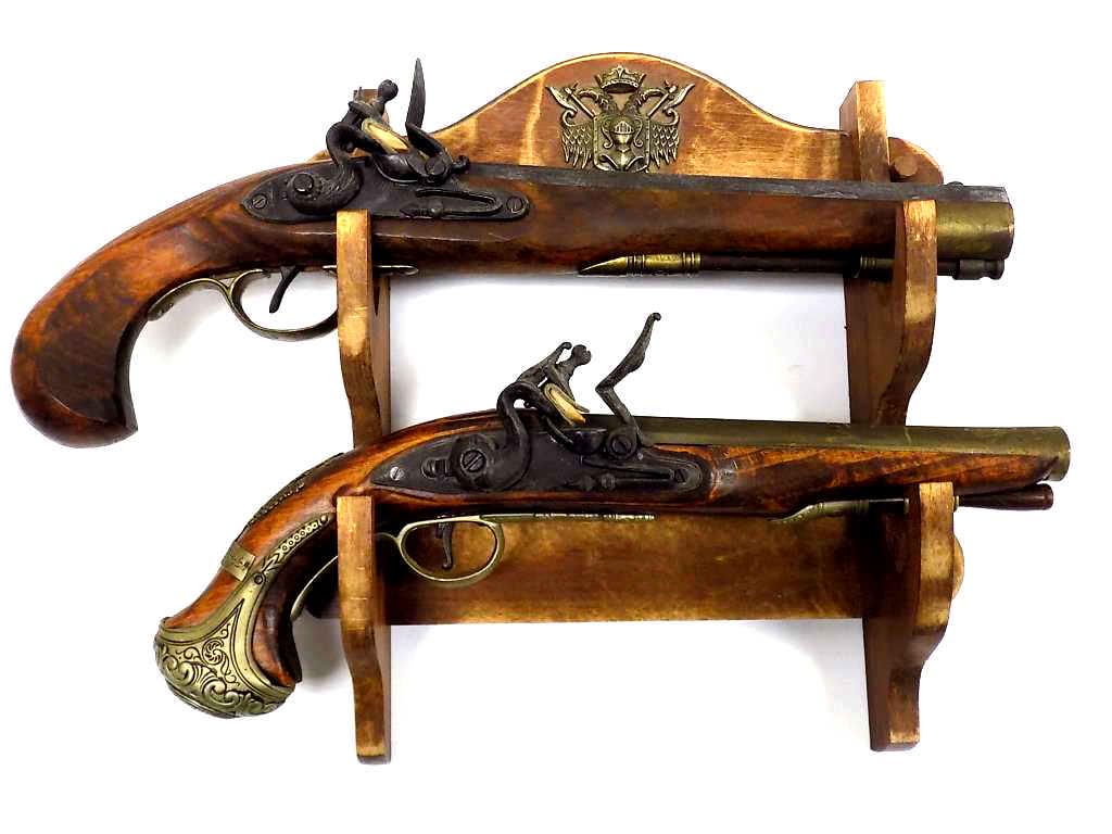 FLINTLOCK PERCUSSION REPLICA PISTOLS G. WASHINGTON (1 of 7)