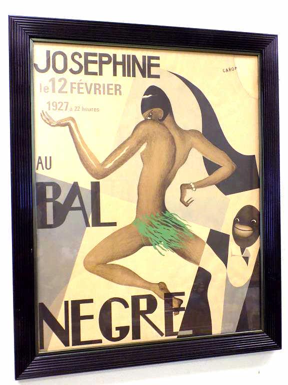 CARON - JOSEPHINE BAKER AU BAL NEGRE POSTER 1927 (1 of 4)