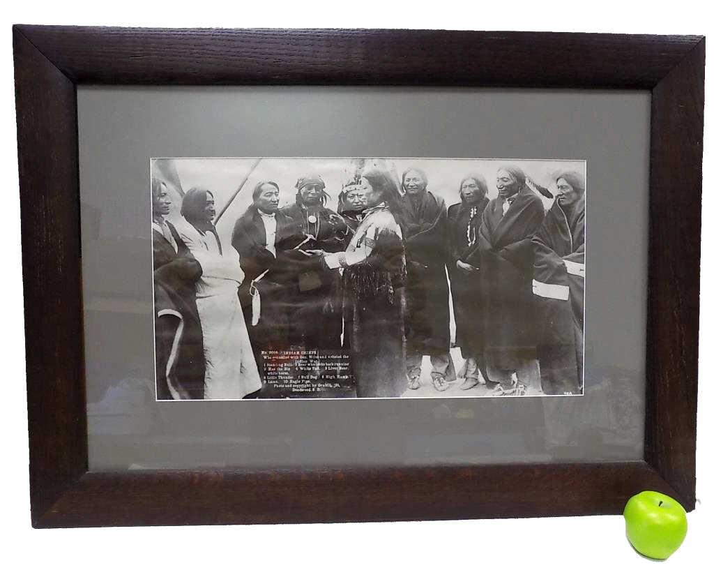 NATIVE AMERICAN INDIAN CHIEFS FRAMED PICTURE (1 of 4)