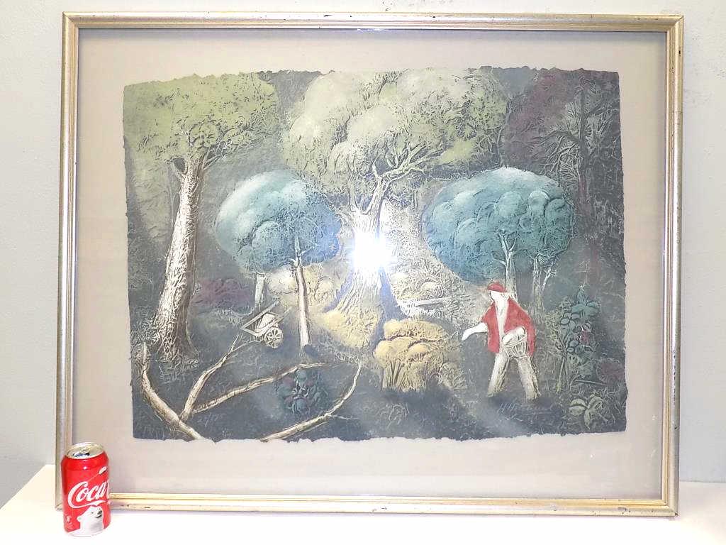 D. HAROLD HITCHCOCK - ORIENTALIST AQUATINT ETCHING (1 of 4)