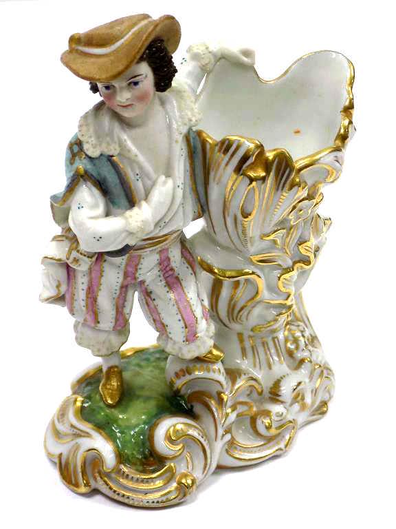 19TH CENTURY FRENCH OLD PARIS FIGURAL VASE (1 of 3)