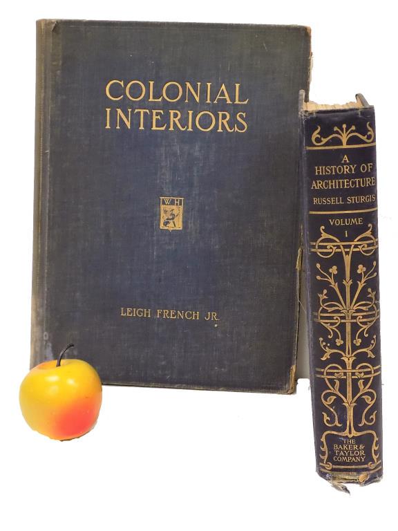 COLONIAL INTERIORS / HISTORY OF ARCHITECTURE BOOKS (1 of 1)