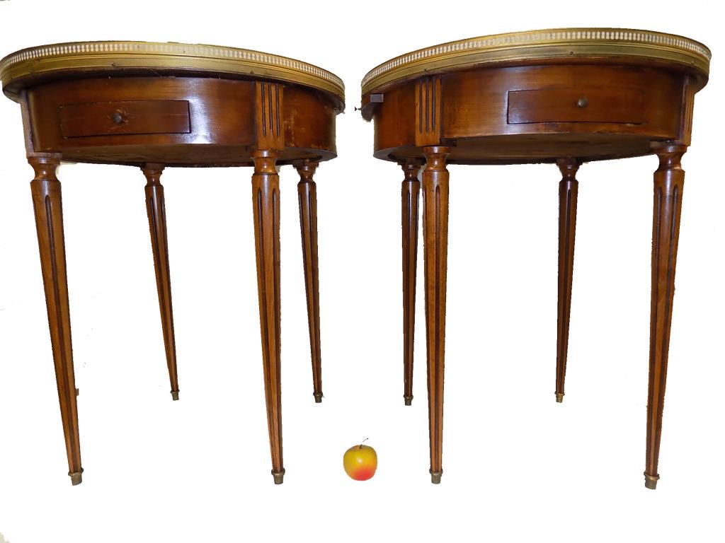 19TH CENTURY FRENCH MARBLE TOP TABLES (1 of 7)