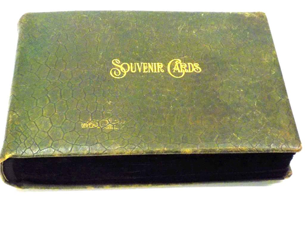 FULL ALBUM OF ANTIQUE HOLIDAY POSTCARDS (1 of 9)