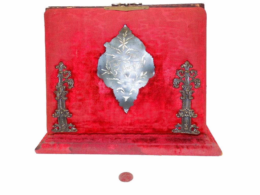 1880'S VICTORIAN STANDING PHOTO ALBLUM (1 of 5)