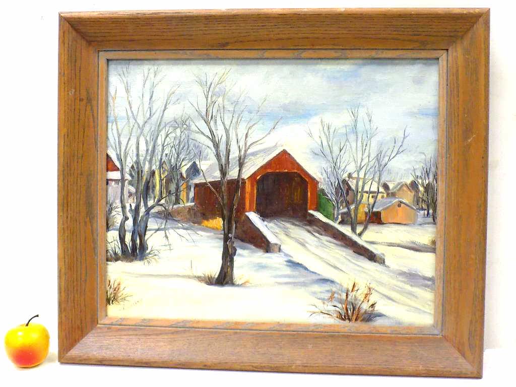 COOLEY - PENNSYLVANIA COVERED BRIDGE PAINTING (1 of 5)
