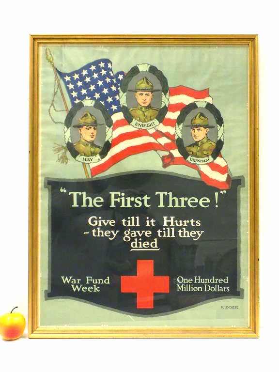 KIDDER - WORLD WAR I THE FIRST THREE POSTER (1 of 3)