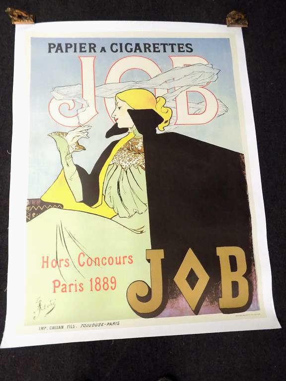 JANE ATCHE - JOB CIGARETTE ART NOUVEAU POSTER (1 of 5)