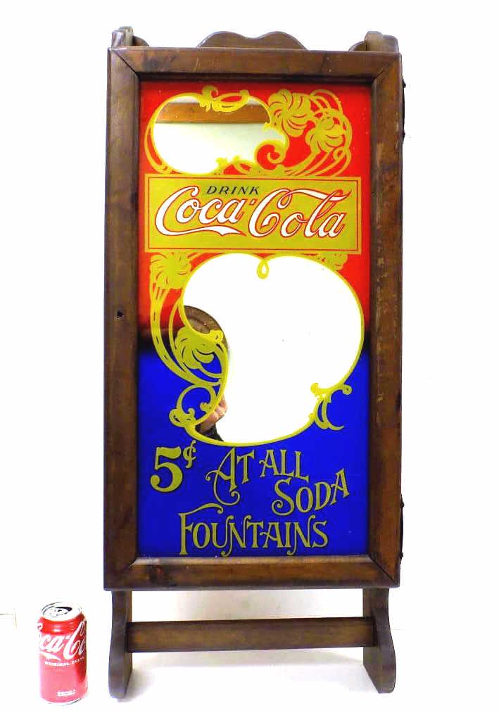 DRINK COCA COLA ADVERTISING MIRROR CABINET (1 of 4)