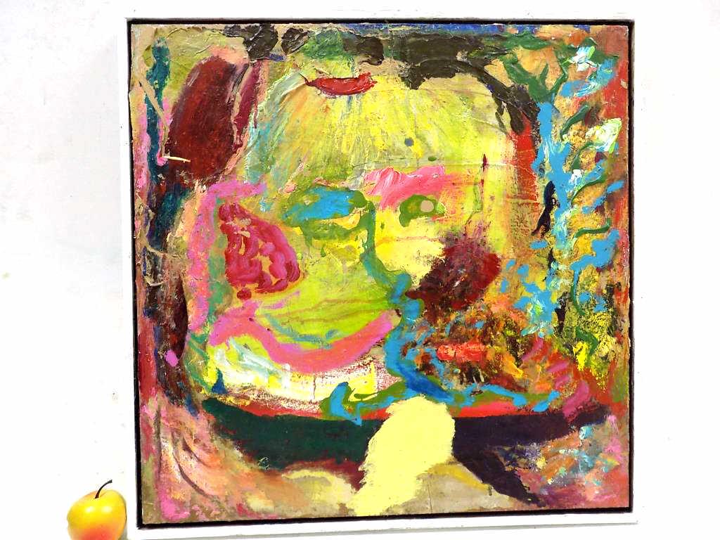 JOHN BEARDMAN - DESERT BLOOMS ABSTRACT PAINTING (1 of 4)