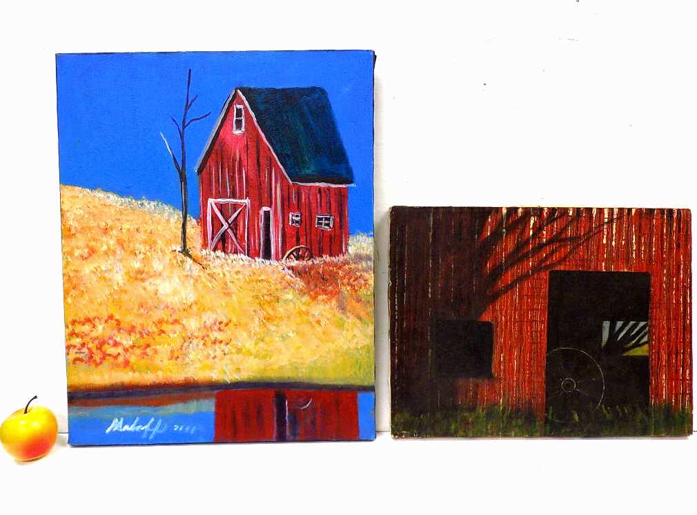 SLADOFF - AMERICAN BARN PAINTINGS (1 of 3)