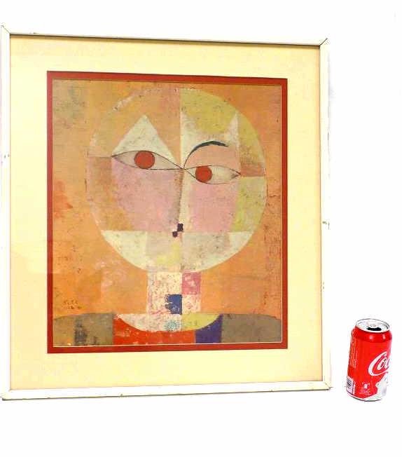 PAUL KLEE - ABSTRACT HEAD OF MAN LITHOGRAPH (1 of 4)