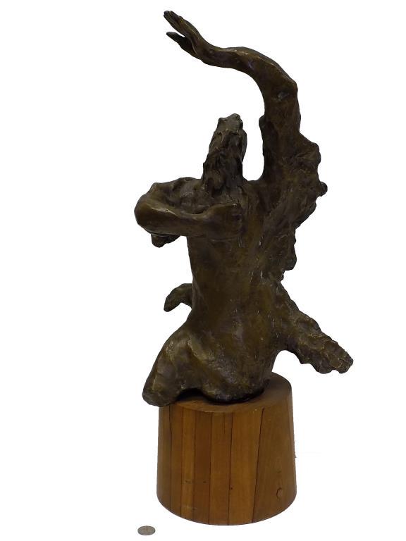 BERTA O'HARE MARGOULIES - ABSTRACT BRONZE HOLY MAN (1 of 10)