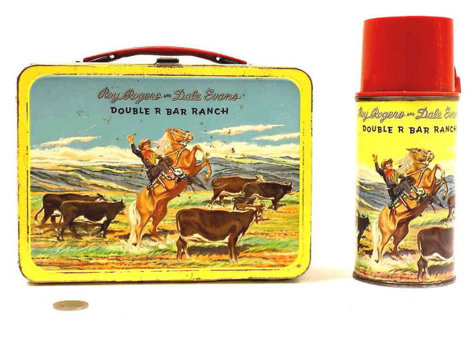 1950'S ROY ROGERS LUNCHBOX & THERMOS (1581) on Sep 18, 2022 Great