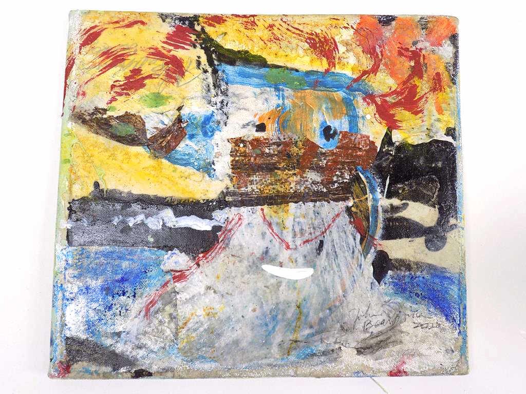 JOHN BEARDMAN - GAME TIME ABSTRACT PAINTING (1 of 3)