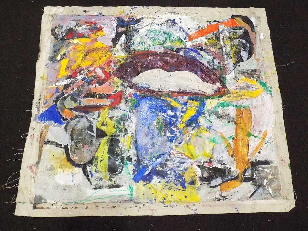 JOHN BEARDMAN - BIG MODERN ABSTRACT PAINTING (1 of 3)