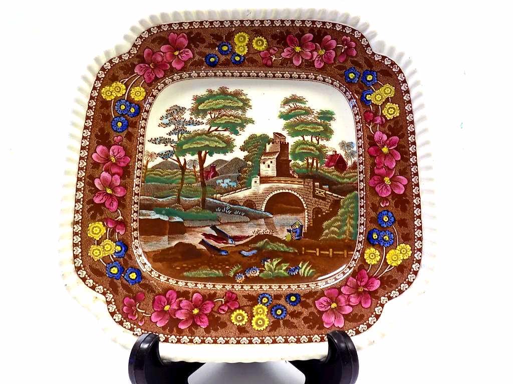 COPELAND SPODE SCENIC LANDSCAPE PLATE (1 of 4)